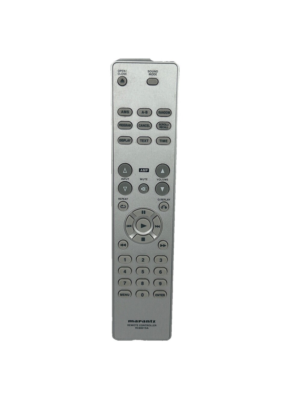 Marantz RC8001SA Remote Control For SA8001 Super Audio CD Player Tested
